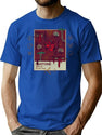 Hematic Red T-Shirt for Men & Women, T-Shirts Graphic Tee - Blue