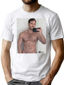 Henry Cavill Selfie Premium Heavyweight Cotton T-Shirt - White