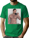 Henry Cavill Selfie Premium Heavyweight Cotton T-Shirt - Green