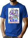 Hentai Bootleg Fake Ripoff Trippy Weird Cursed Images Bootleg Graphic T-Shirt - Blue