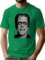 Herman Munster Profile T-Shirt for Men & Women, T-Shirts Graphic Tee - Green