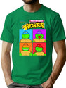 Heroes Of The World Figther Bootleg Graphic T-Shirt - Green