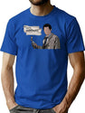 Hey Assbutt - Castiel Premium Heavyweight Cotton T-Shirt - Blue