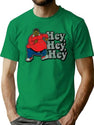 Hey Hey Hey Worn Lts T-Shirt for Men & Women, T-Shirts Graphic Tee - Green