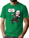 Hey Jehovah'S Witness Wanna Play A Game Saw Jigsaw T-Shirt for Men & Women, T-Shirts Graphic Tee - Green