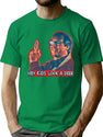 Hey Kids Look A Deer Christmas Vacation Premium Heavyweight Cotton T-Shirt - Green