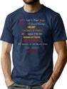 Hhn34 T-Shirt for Men & Women, T-Shirts Graphic Tee - Navy