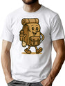 Hiking Backpack T-Shirt for Men & Women, T-Shirts Graphic Tee - White