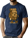 Hiking Backpack T-Shirt for Men & Women, T-Shirts Graphic Tee - Navy