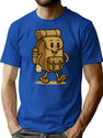 Hiking Backpack T-Shirt for Men & Women, T-Shirts Graphic Tee - Blue