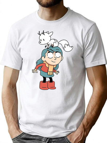 Hilda and Twig Hilda T-Shirt for Men & Women, T-Shirts Graphic Tee - Black