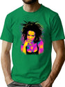 Hill Aurora Colour Bootleg Graphic T-Shirt - Green
