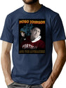Hobo Johnson - Bootleg Style Bootleg Graphic T-Shirt - Navy