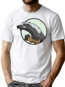 Honey Badger T-Shirt for Men & Women, T-Shirts Graphic Tee - White