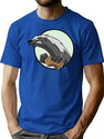 Honey Badger T-Shirt for Men & Women, T-Shirts Graphic Tee - Blue