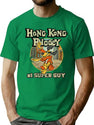 Hong Kong Phooey City Worn T-Shirt for Men & Women, T-Shirts Graphic Tee - Green