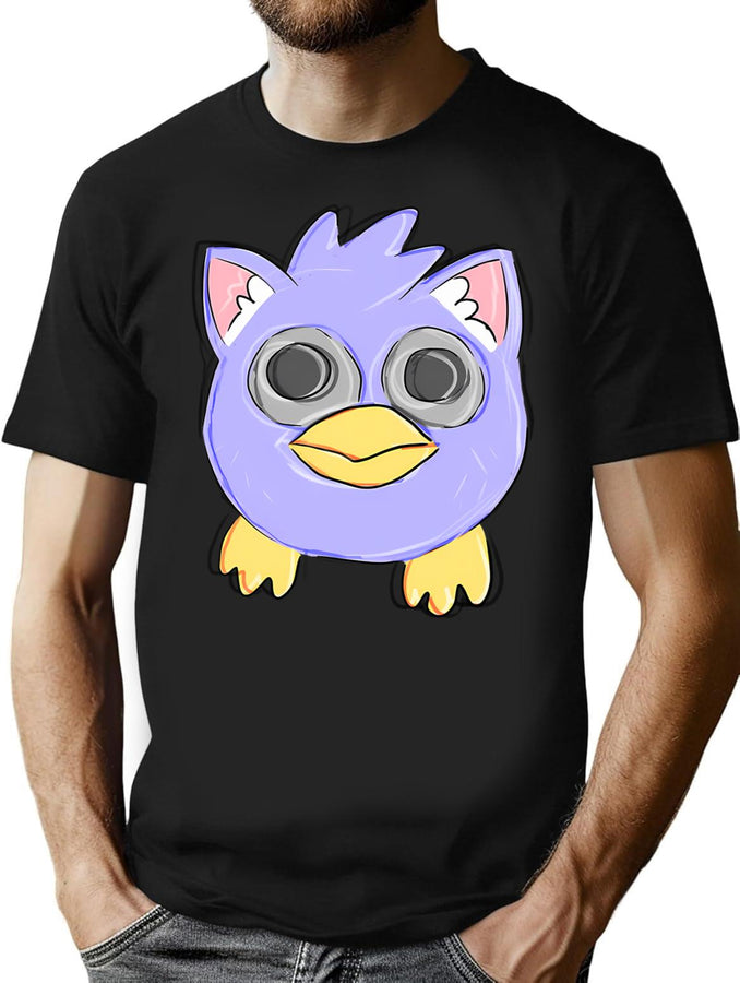 Hoody Pet Bootleg Graphic T-Shirt - Black