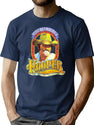 Hooper Movie Poster Worn T-Shirt for Men & Women, T-Shirts Graphic Tee - Navy