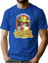 Hooper Movie Poster Worn T-Shirt for Men & Women, T-Shirts Graphic Tee - Blue