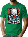 Horror Clown T-Shirt for Men & Women, T-Shirts Graphic Tee - Green