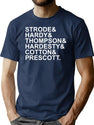 Horror - Final Girls Surnames T-Shirt for Men & Women, T-Shirts Graphic Tee - Navy