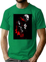 Horror Saw T-Shirt for Men & Women, T-Shirts Graphic Tee - Green