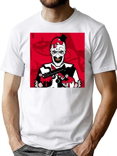 Horror Terrrifier 2 T-Shirt for Men & Women, T-Shirts Graphic Tee - Black