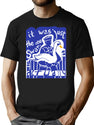 Hot Fuzz Swan T-Shirt for Men & Women, T-Shirts Graphic Tee - Black