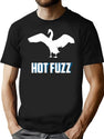 Hott Fuzz Minimal Premium Heavyweight Cotton T-Shirt - Black