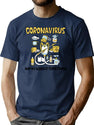 How To Disinfect Everything Bootleg Graphic T-Shirt - Navy