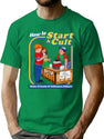 How To Start A Cult Dks T-Shirt for Men & Women, T-Shirts Graphic Tee - Green