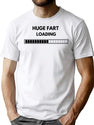 Huge Fart Loading T-Shirt for Men & Women, T-Shirts Graphic Tee - White