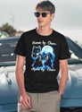 Human By Chance Alpha By Choice T-Shirt Alpha Wolf Shirt Alpha Male Meme T Shirt Funny For Men And Women Black T-Shirt - Navy
