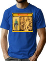 Hungarian Csillagok Haboruja Cardback Bootleg Graphic T-Shirt - Blue