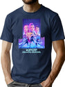 Huntrix Kpop Demon Hunters Poster Design T-Shirt for Men & Women, T-Shirts Graphic Tee - Navy