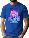Huntrix Kpop Demon Hunters Poster Design T-Shirt for Men & Women, T-Shirts Graphic Tee - Blue