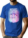 Huntrx Kpop Demon Hunter T-Shirt for Men & Women, T-Shirts Graphic Tee - Blue