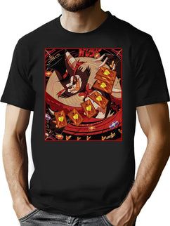 Husk HAZBIN Hotel Classic Premium Heavyweight Cotton T-Shirt - Black