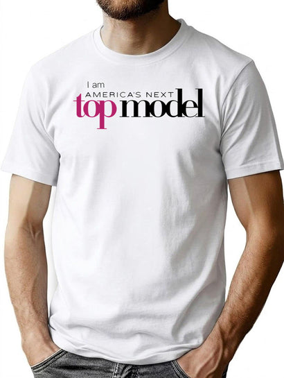 I Am Americas Next Top Model Premium Heavyweight Cotton T-Shirt - Black