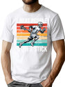 I Beat People With A Stick Lacrosse T-Shirt for Men & Women, T-Shirts Graphic Tee - White