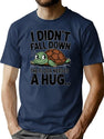 I Did Not Fall Down T-Shirt for Men & Women, T-Shirts Graphic Tee - Navy