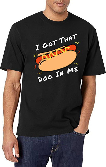 I Got That Dog In Me Funny Xray Meme Women Men T-Shirt for Men & Women, T-Shirts Graphic Tee - Black