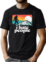 I Hate People T-Shirt for Men & Women, T-Shirts Graphic Tee - Green
