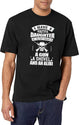 I Have A Beautiful Daughter A Gun A Shovel And An Alibi Black T-Shirt - White