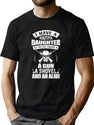 I Have A Beautiful Daughter A Gun A Shovel And An Alibi Black T-Shirt - Green