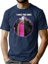 I Have Two Sides Parody Shirt T-Shirt for Men & Women, T-Shirts Graphic Tee - Navy