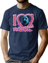 I Heart Art T-Shirt for Men & Women, T-Shirts Graphic Tee - Navy