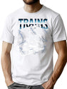 I Like Trains Bootleg Graphic T-Shirt - White