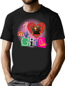 I Love Amanda Saw Design T-Shirt for Men & Women, T-Shirts Graphic Tee - Black