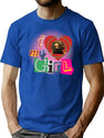 I Love Amanda Saw Design T-Shirt for Men & Women, T-Shirts Graphic Tee - Blue